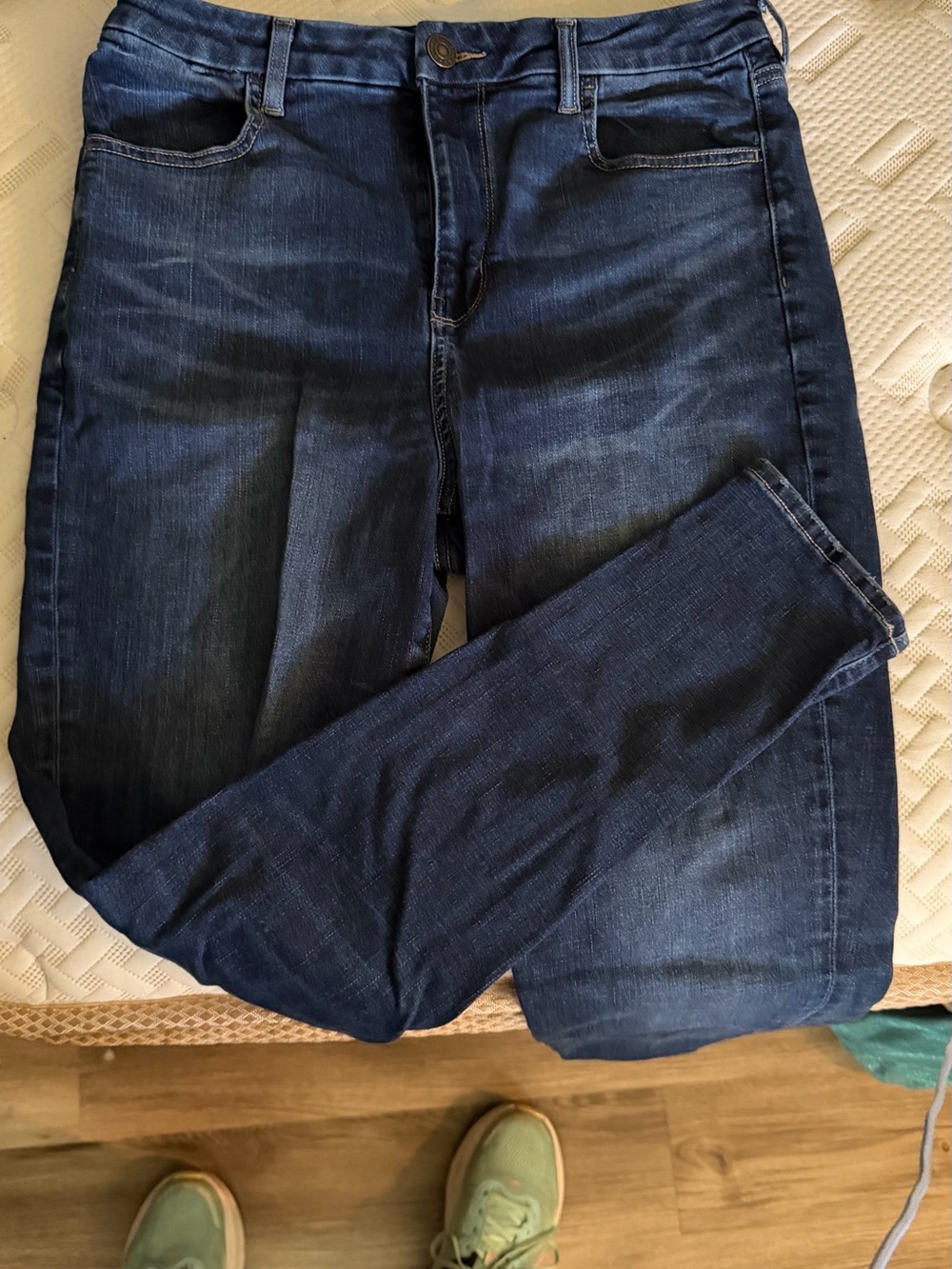 American Eagle Outfitters Men's Slim Straight Dark Blue Jeans